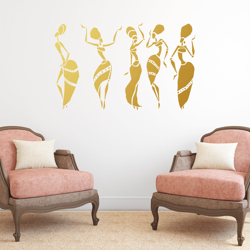 African women dancers | Wall decal - Adnil Creations