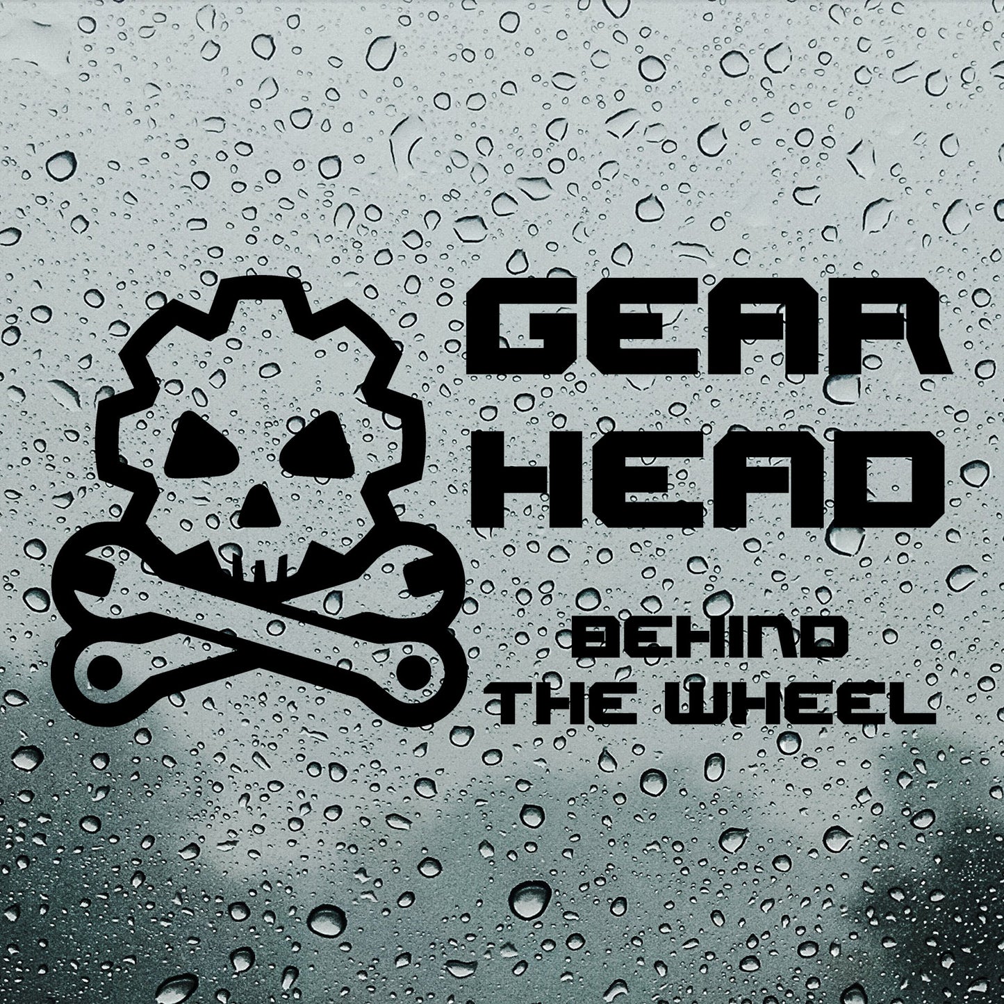 Gearhead behind the wheel | Bumper sticker - Adnil Creations