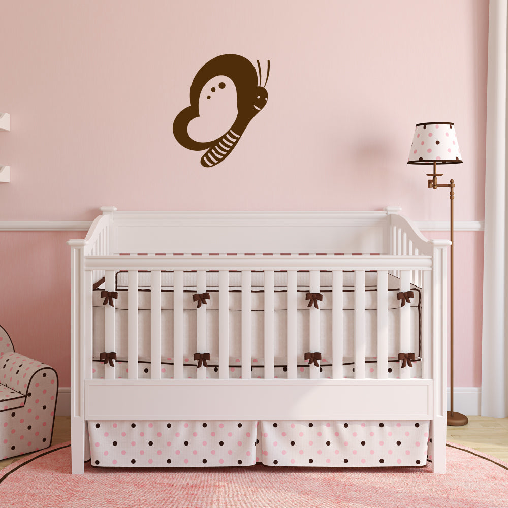 Cute jungle butterfly | Wall decal-Wall art-Adnil Creations
