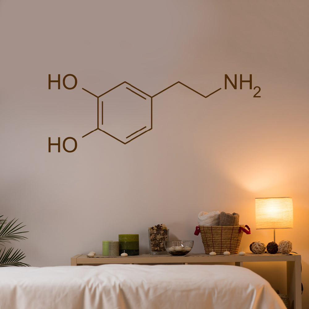 Dopamine molecule | Wall decal-Wall art-Adnil Creations