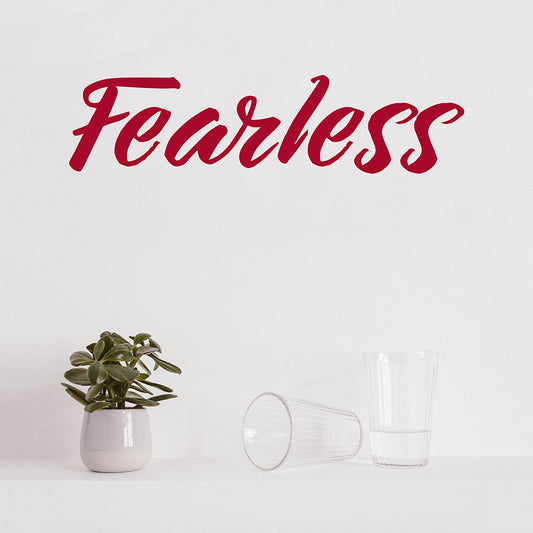 Fearless | Wall quote - Adnil Creations