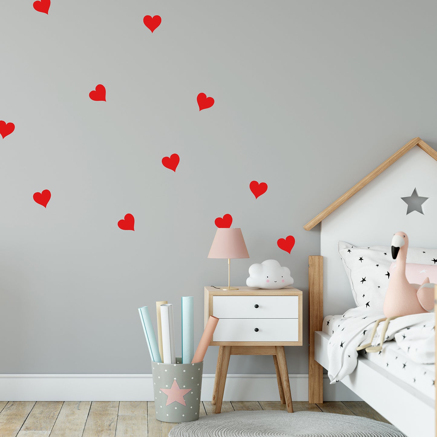 Love hearts | Wall pattern-Repeating pattern-Adnil Creations