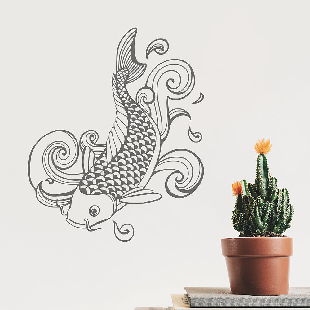 Japanese koi | Wall decal - Adnil Creations