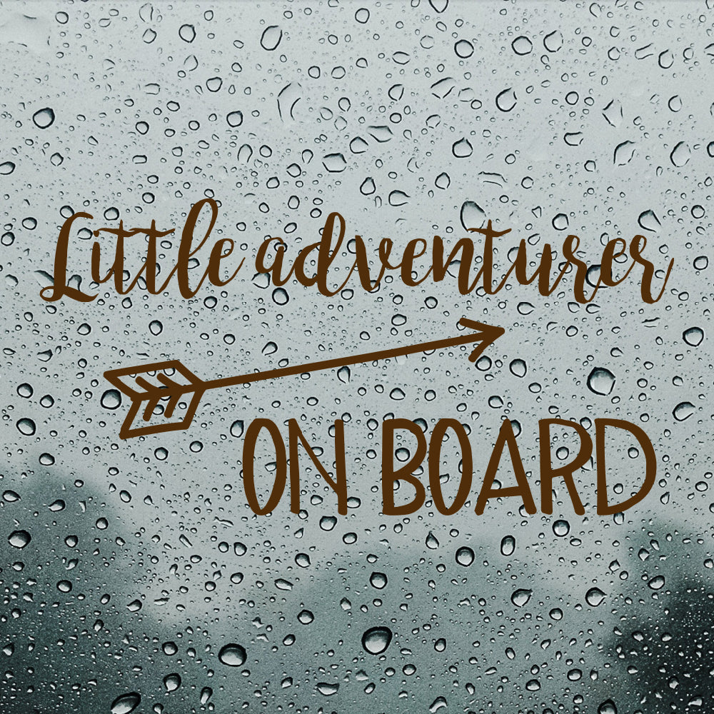 Little adventurer on board | Bumper sticker - Adnil Creations