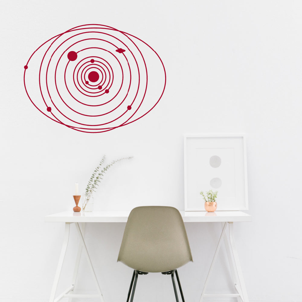 Solar system | Wall decal - Adnil Creations