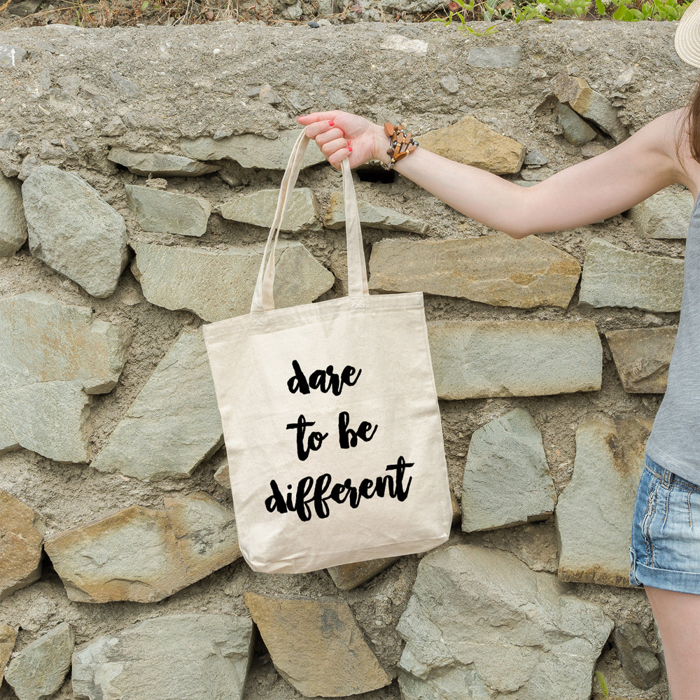 Dare to be different | 100% Cotton tote bag - Adnil Creations