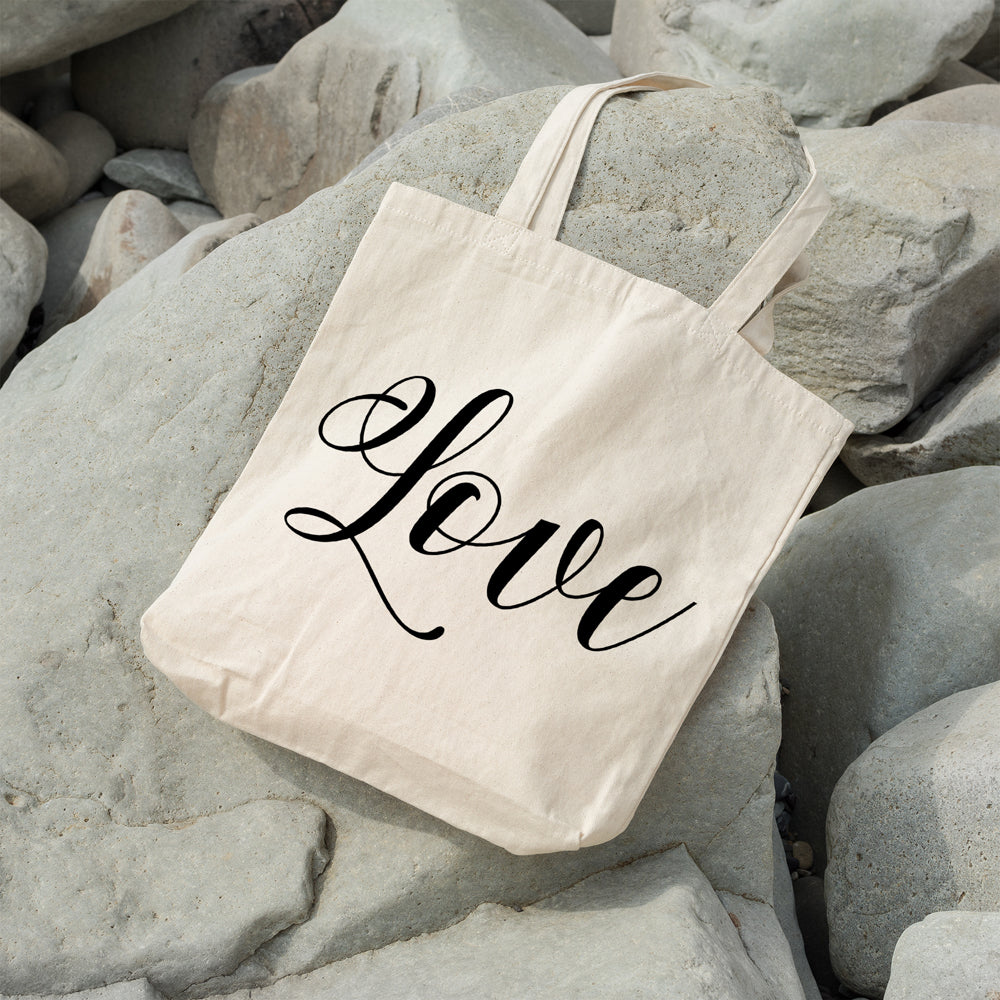 Love | 100% Cotton tote bag - Adnil Creations