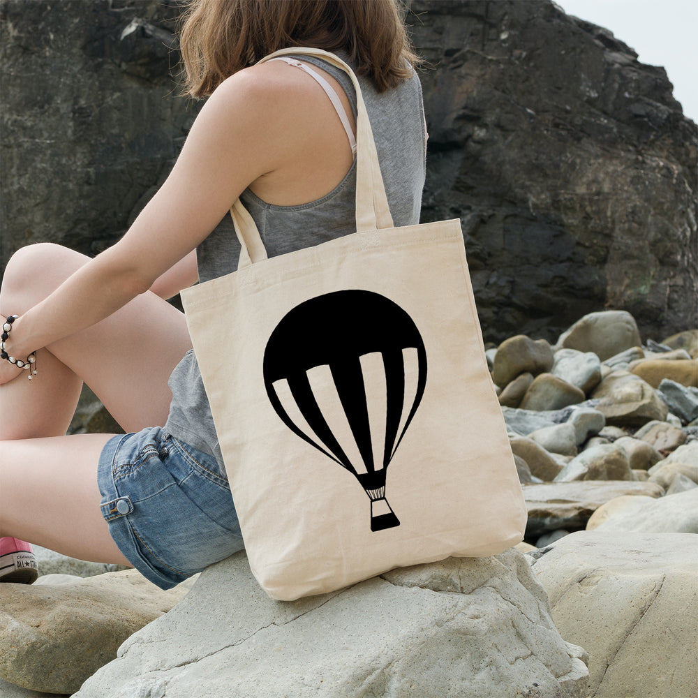 Hot air balloon | 100% Cotton tote bag - Adnil Creations