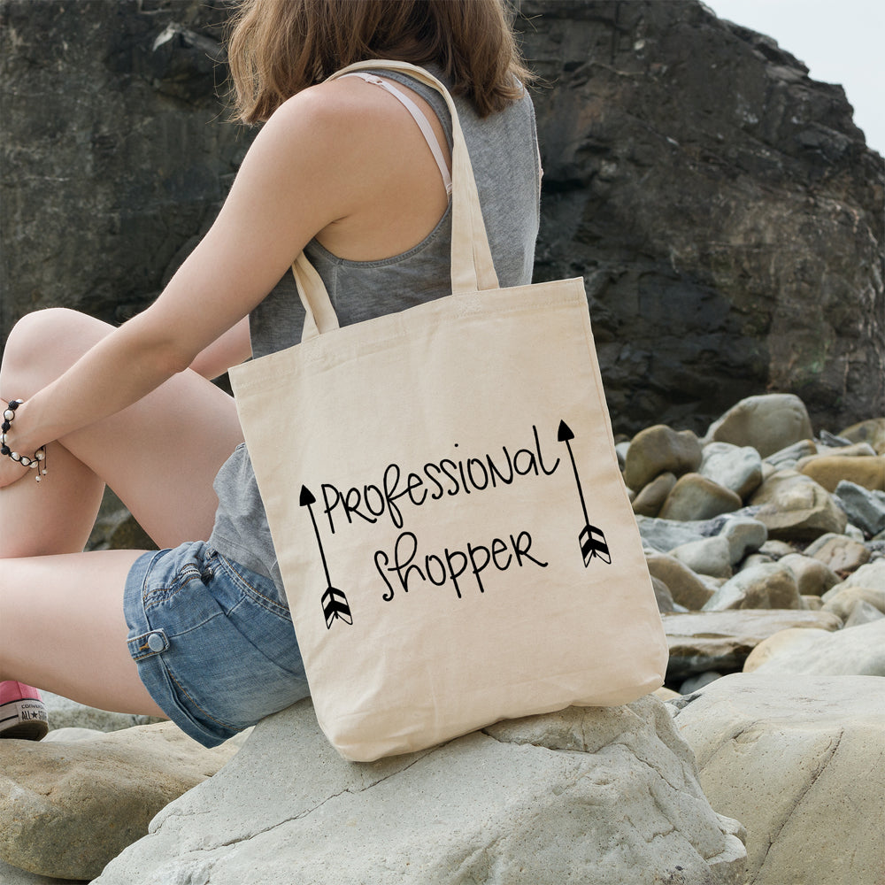 Professional shopper | 100% Cotton tote bag - Adnil Creations