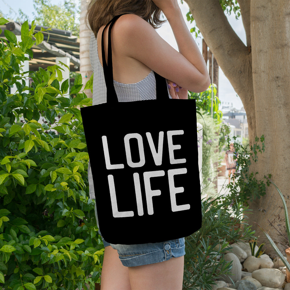 Love life | 100% Cotton tote bag - Adnil Creations
