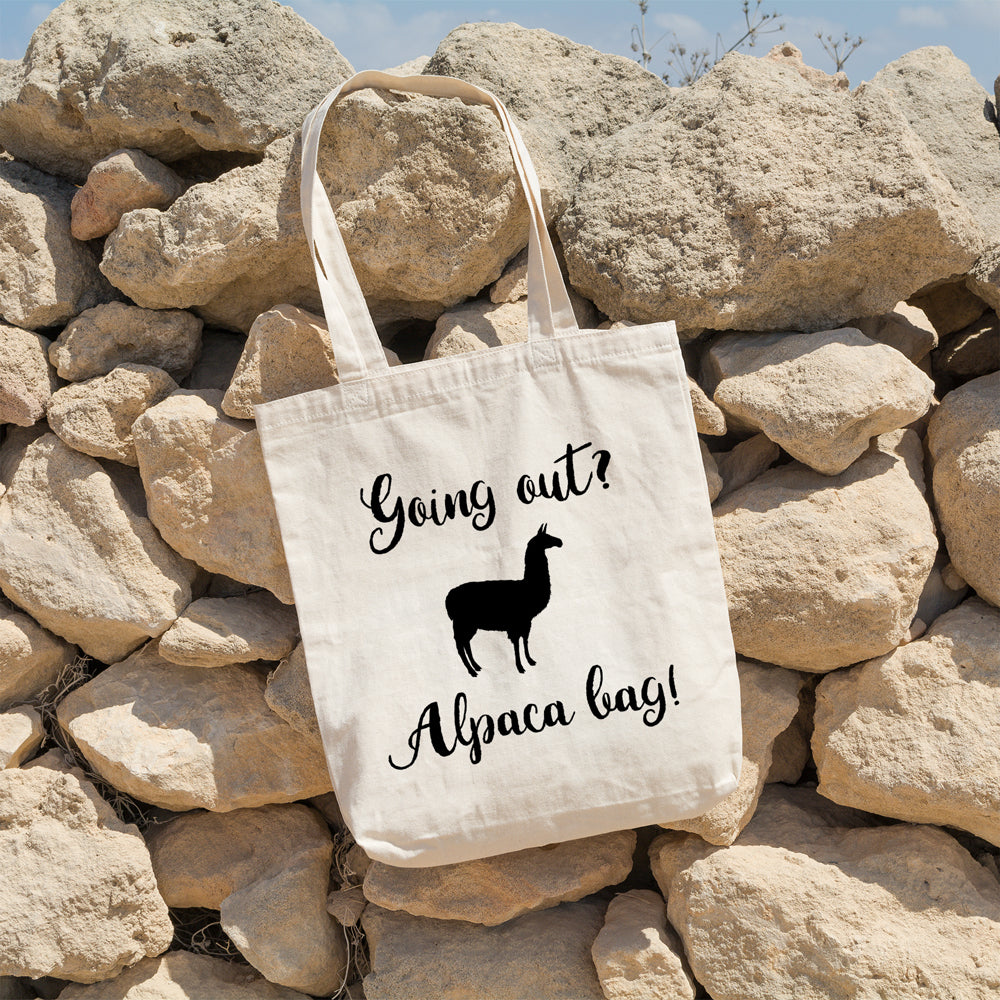 Alpaca bag | 100% Cotton tote bag - Adnil Creations