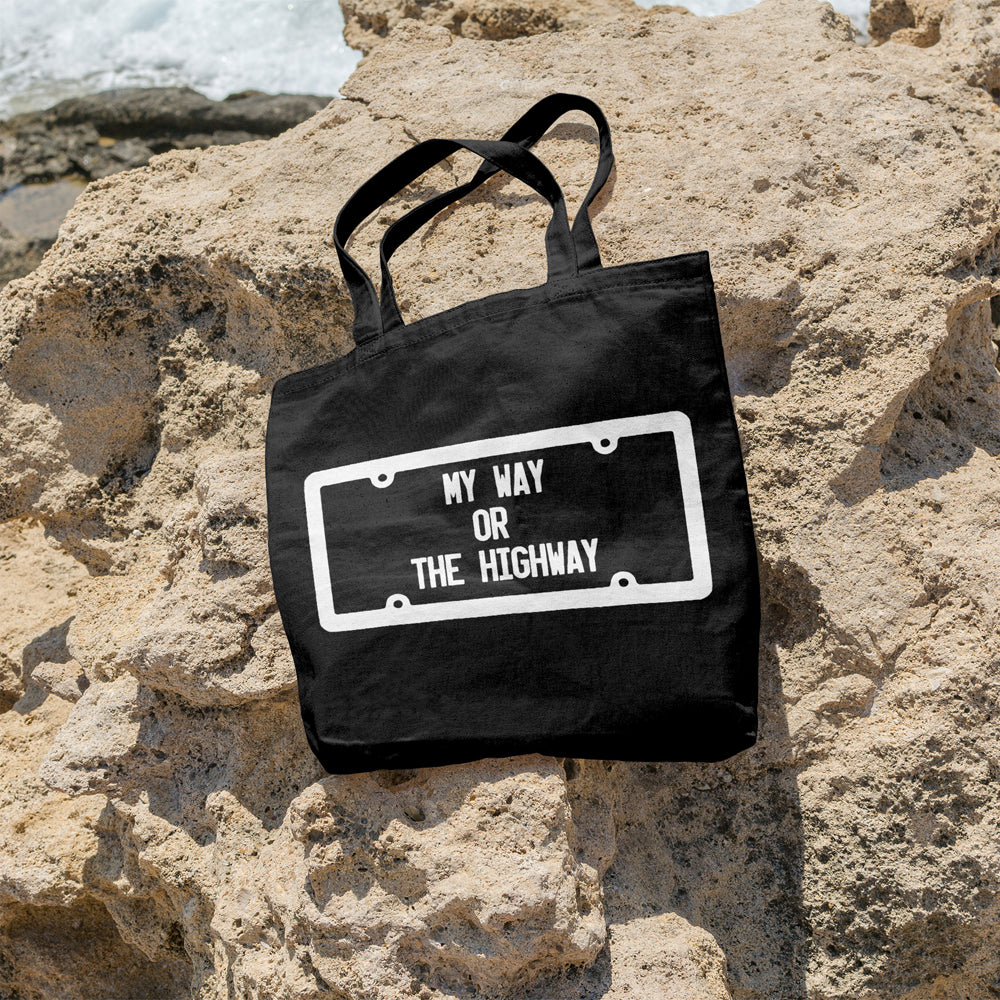 My way or the highway | 100% Cotton tote bag - Adnil Creations