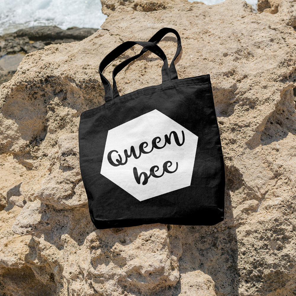 Queen bee | 100% Cotton tote bag - Adnil Creations