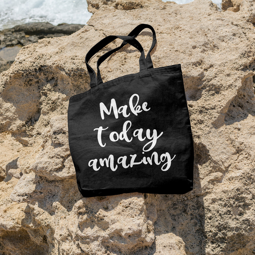 Make today amazing | 100% Cotton tote bag - Adnil Creations