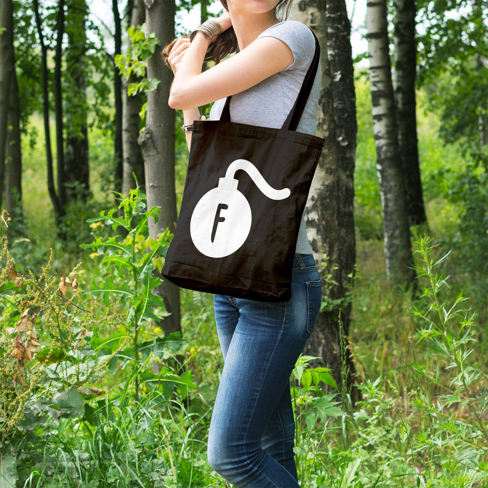 F bomb | 100% Cotton tote bag - Adnil Creations