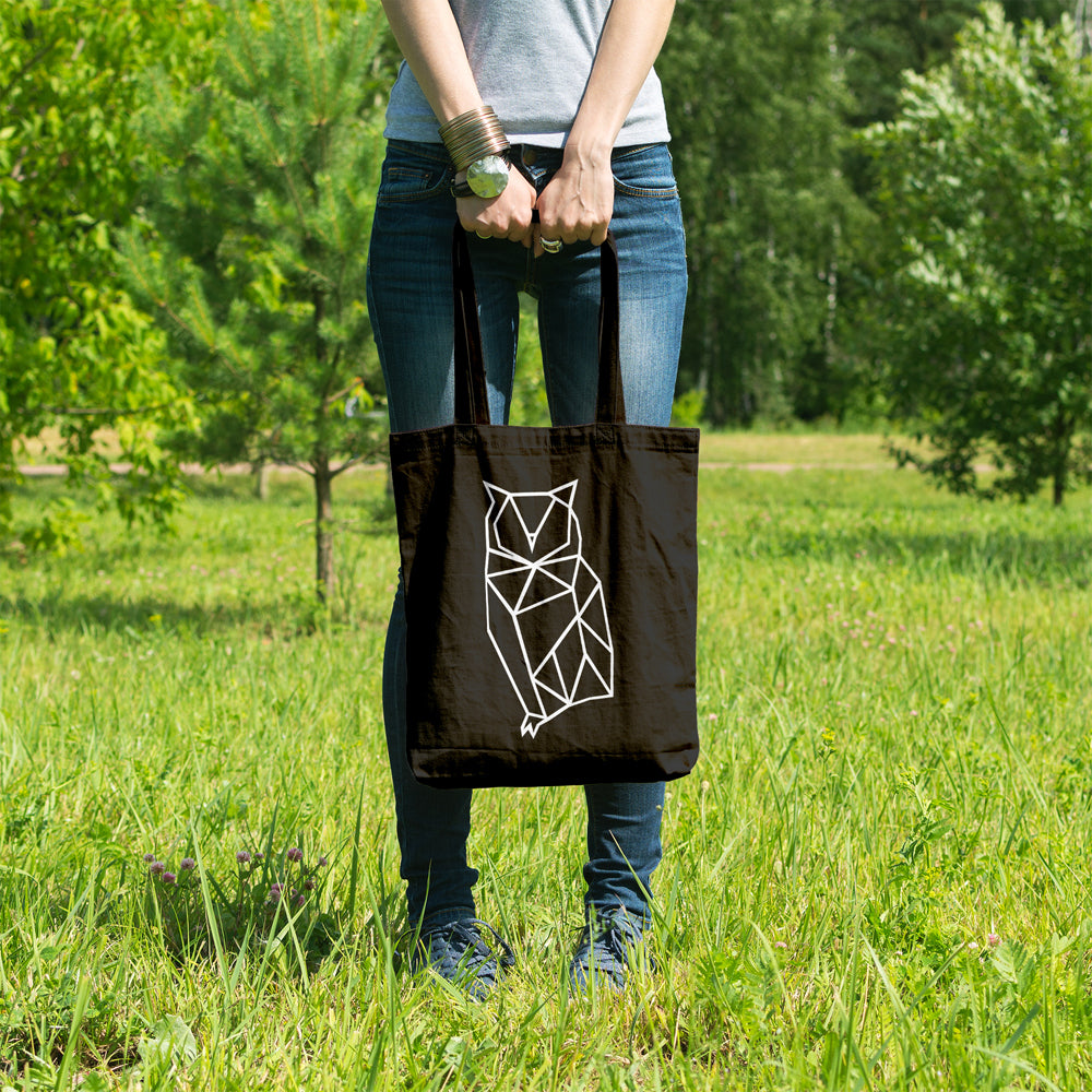 Geometric owl | 100% Cotton tote bag - Adnil Creations