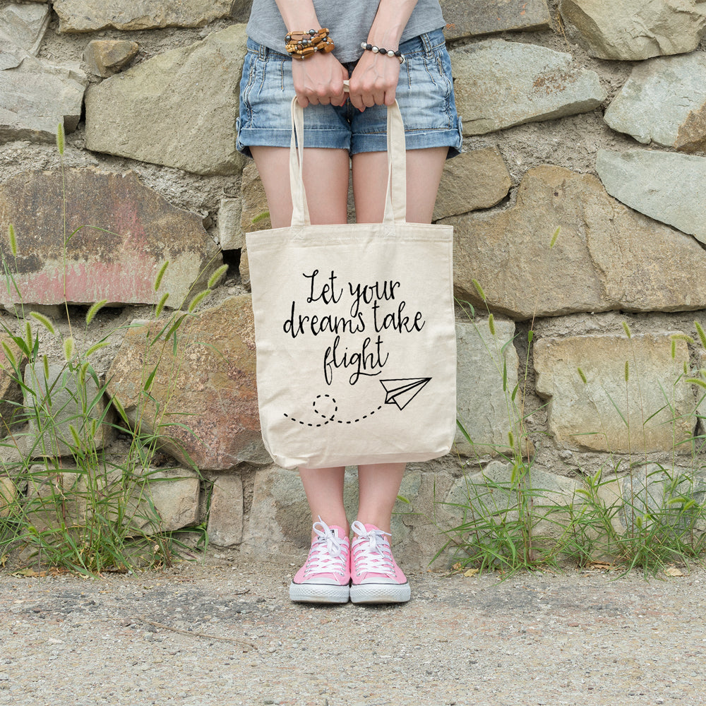 Let your dreams take flight | 100% Cotton tote bag - Adnil Creations