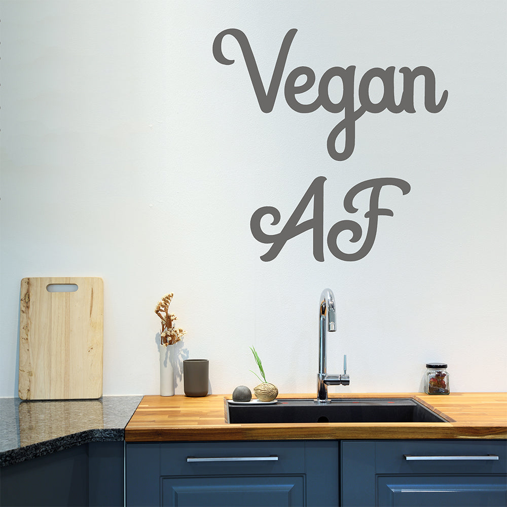Vegan AF | Wall quote - Adnil Creations