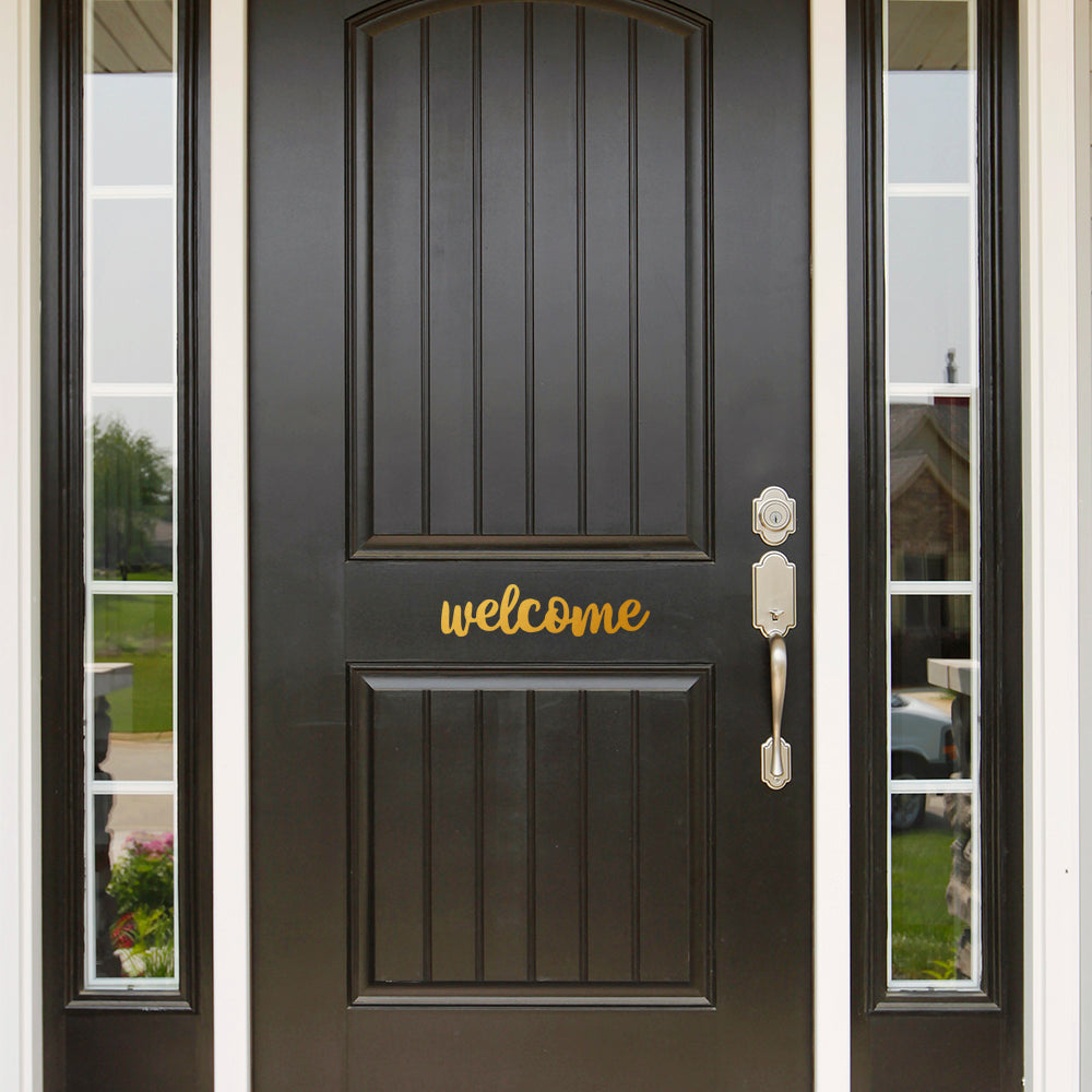 Welcome | Door decal - Adnil Creations