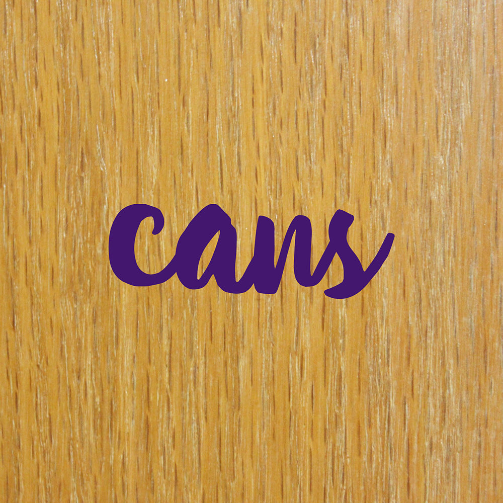 Cans | Cupboard decal - Adnil Creations