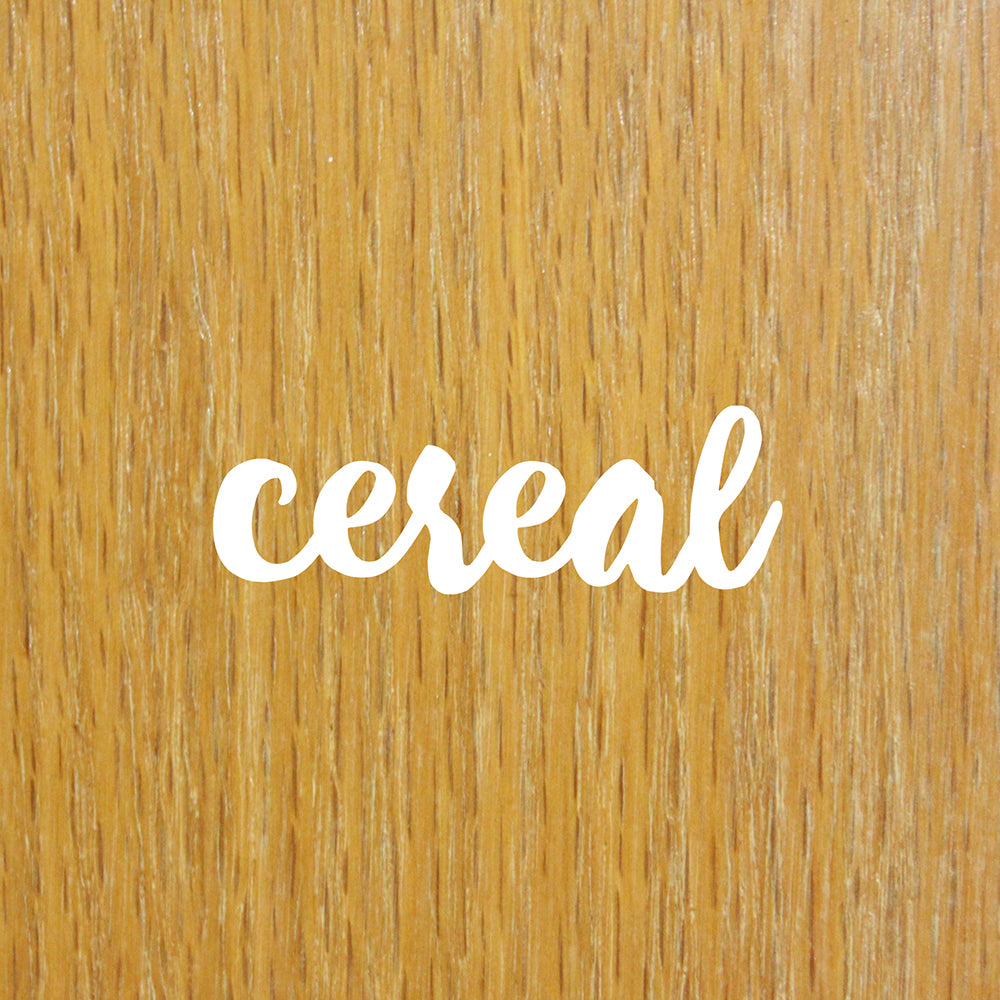 Cereal | Cupboard decal - Adnil Creations