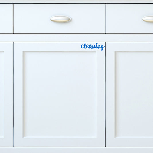 Cleaning | Cupboard decal - Adnil Creations