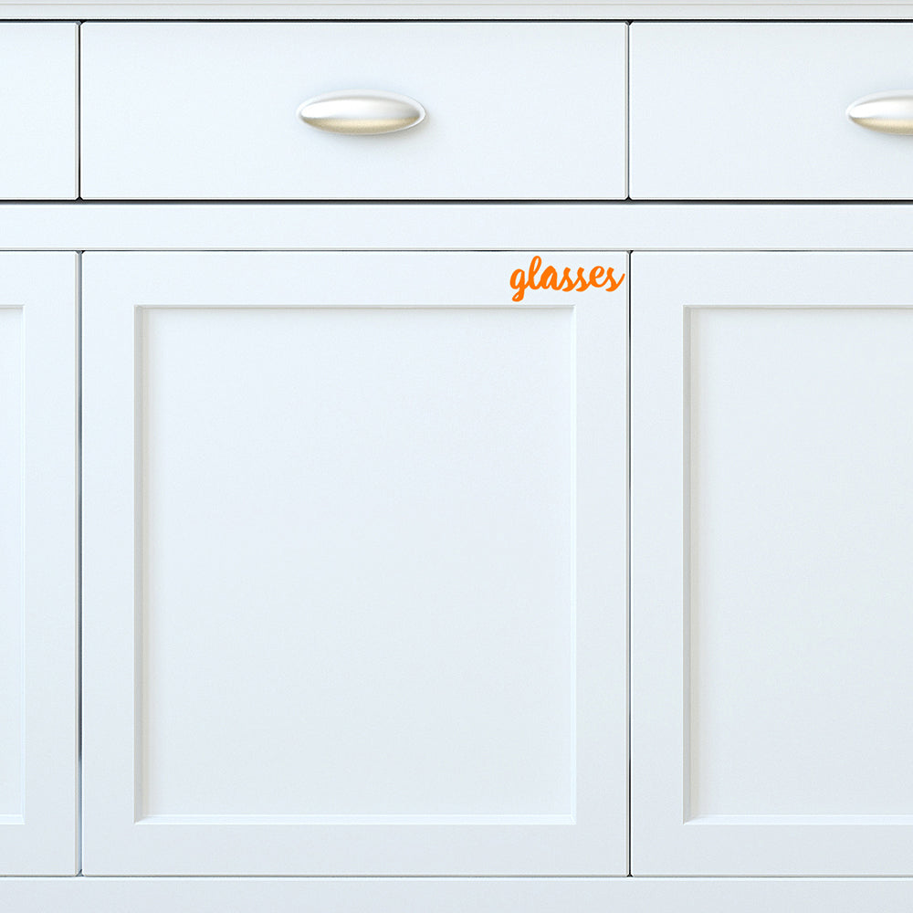 Glasses | Cupboard decal - Adnil Creations