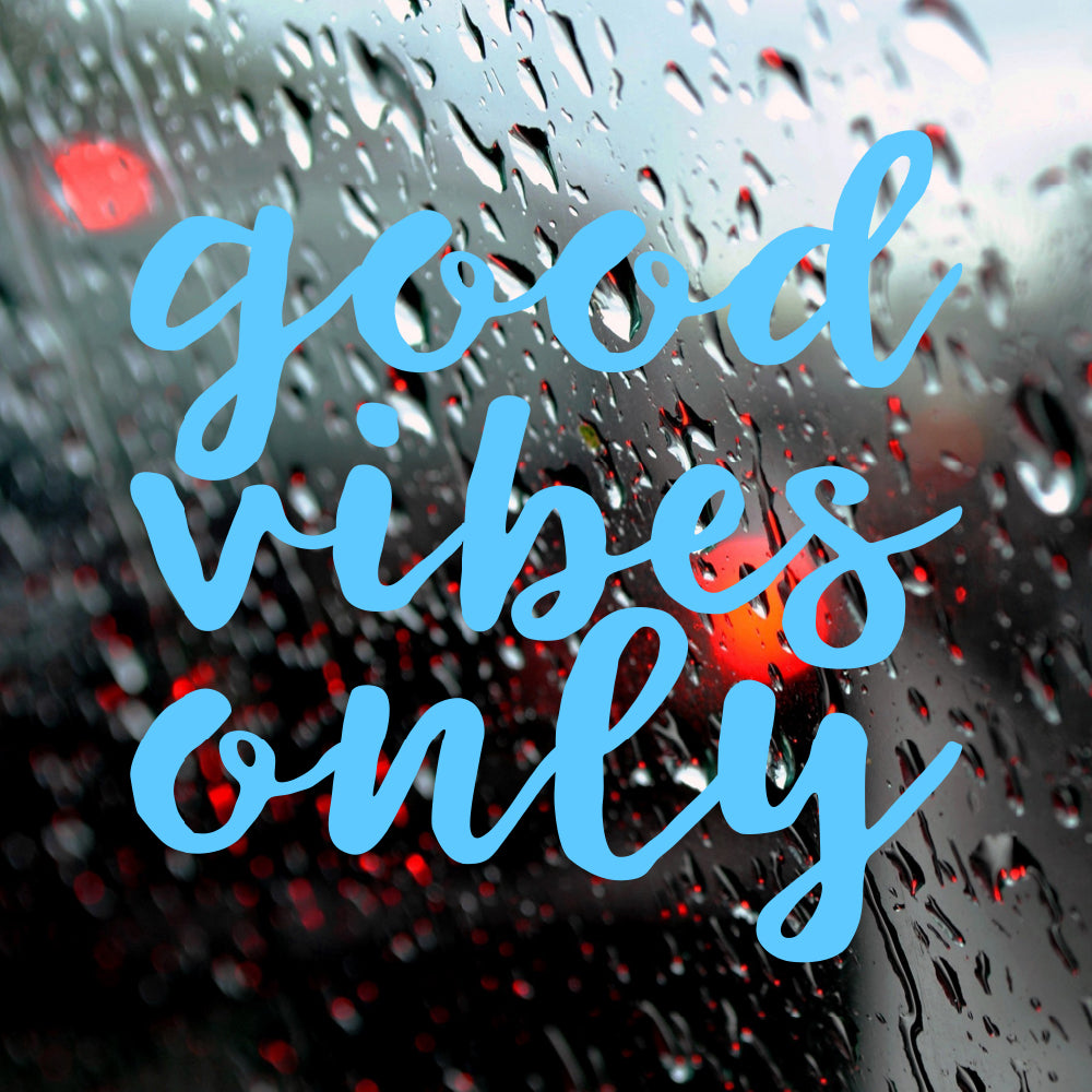 Good vibes only | Bumper sticker - Adnil Creations