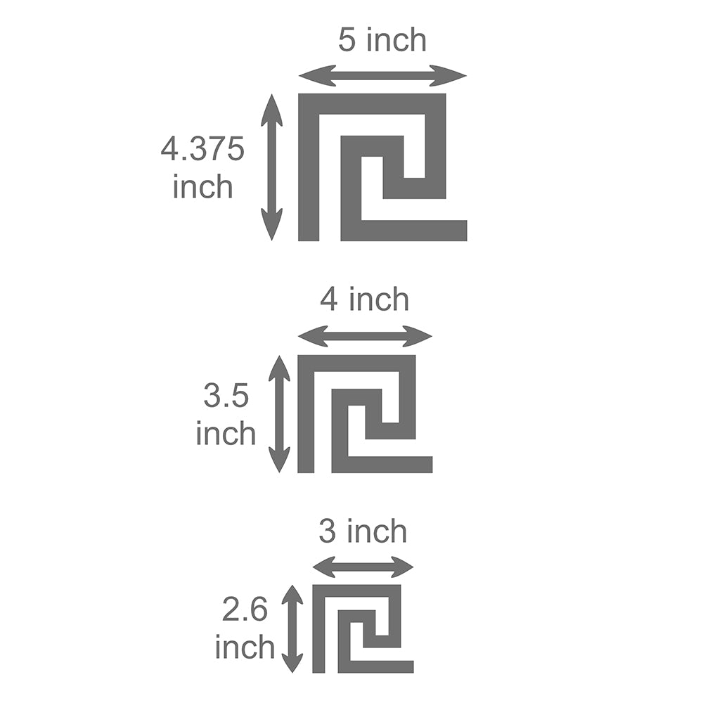 Set of 50 Greek keys | Wall pattern - Adnil Creations