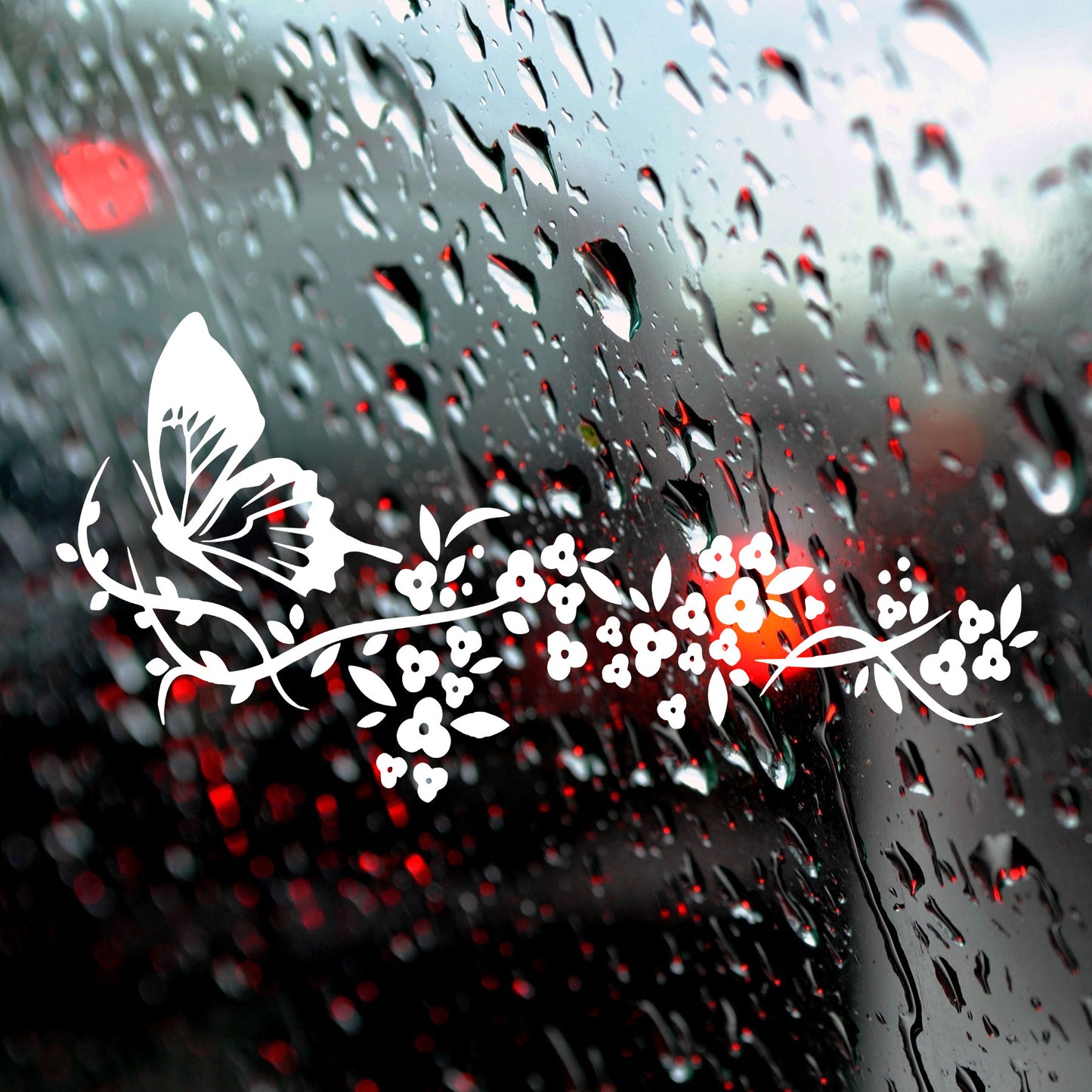 Butterfly on a branch | Bumper sticker - Adnil Creations