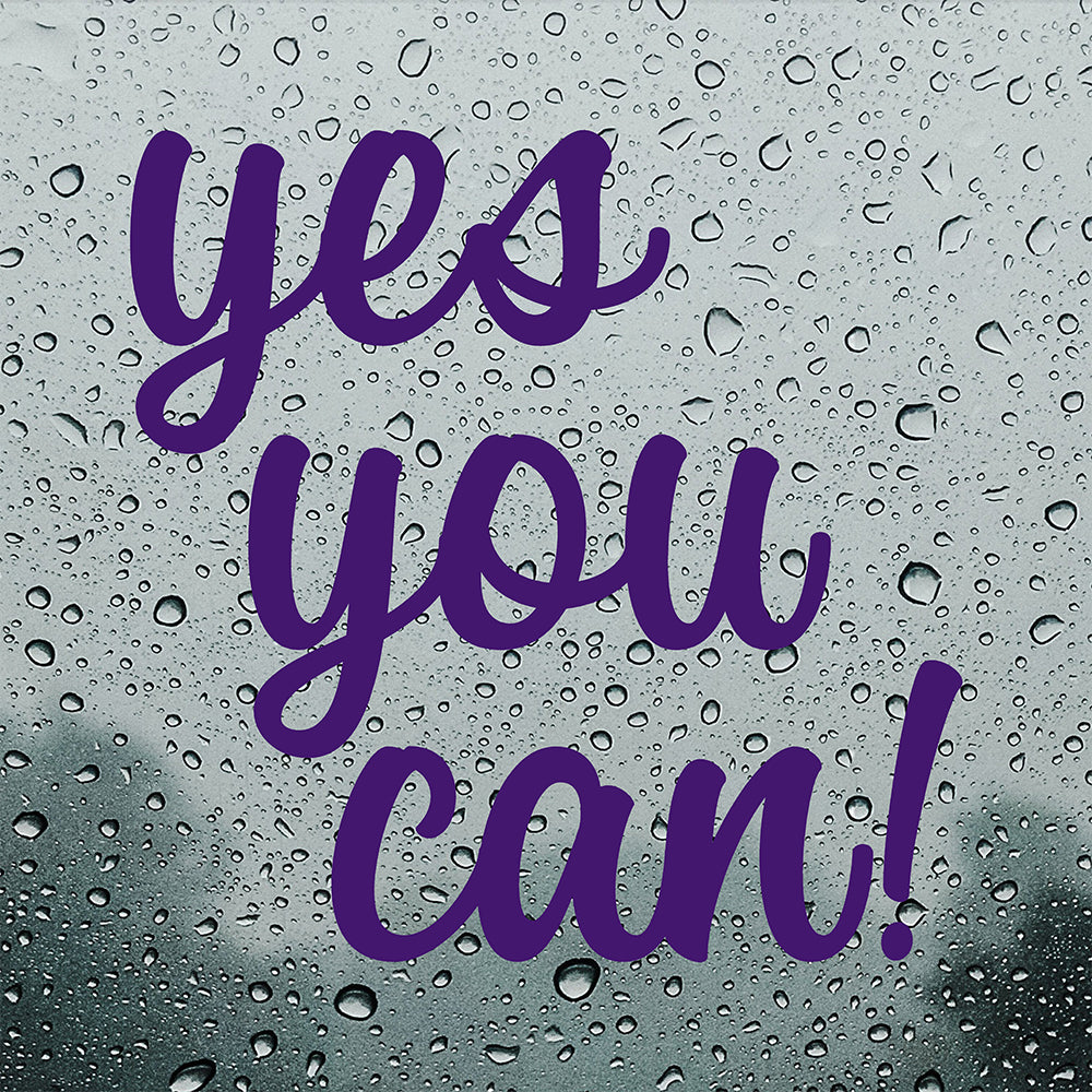 Yes you can | Bumper sticker - Adnil Creations