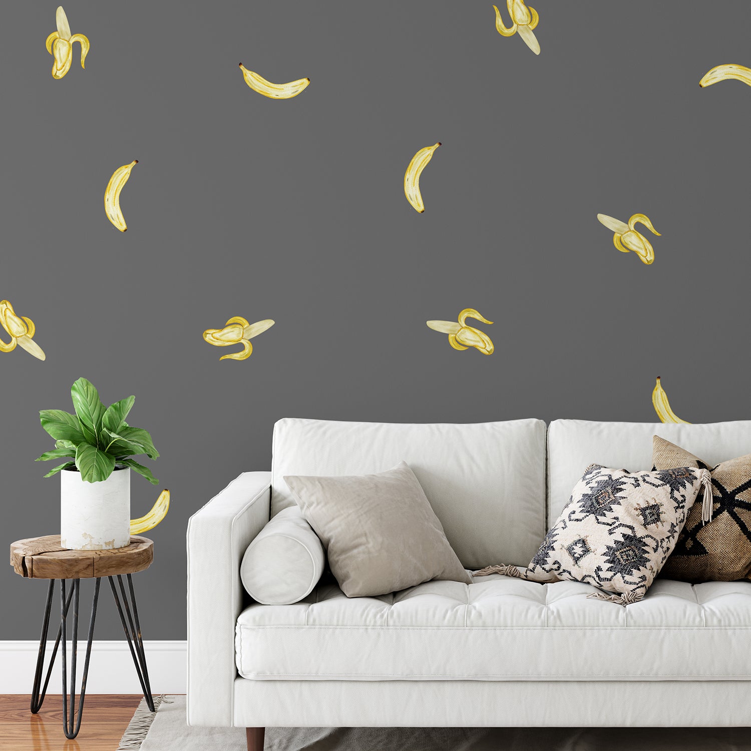 Bananas | Fabric wall stickers-Fabric wall stickers-Adnil Creations