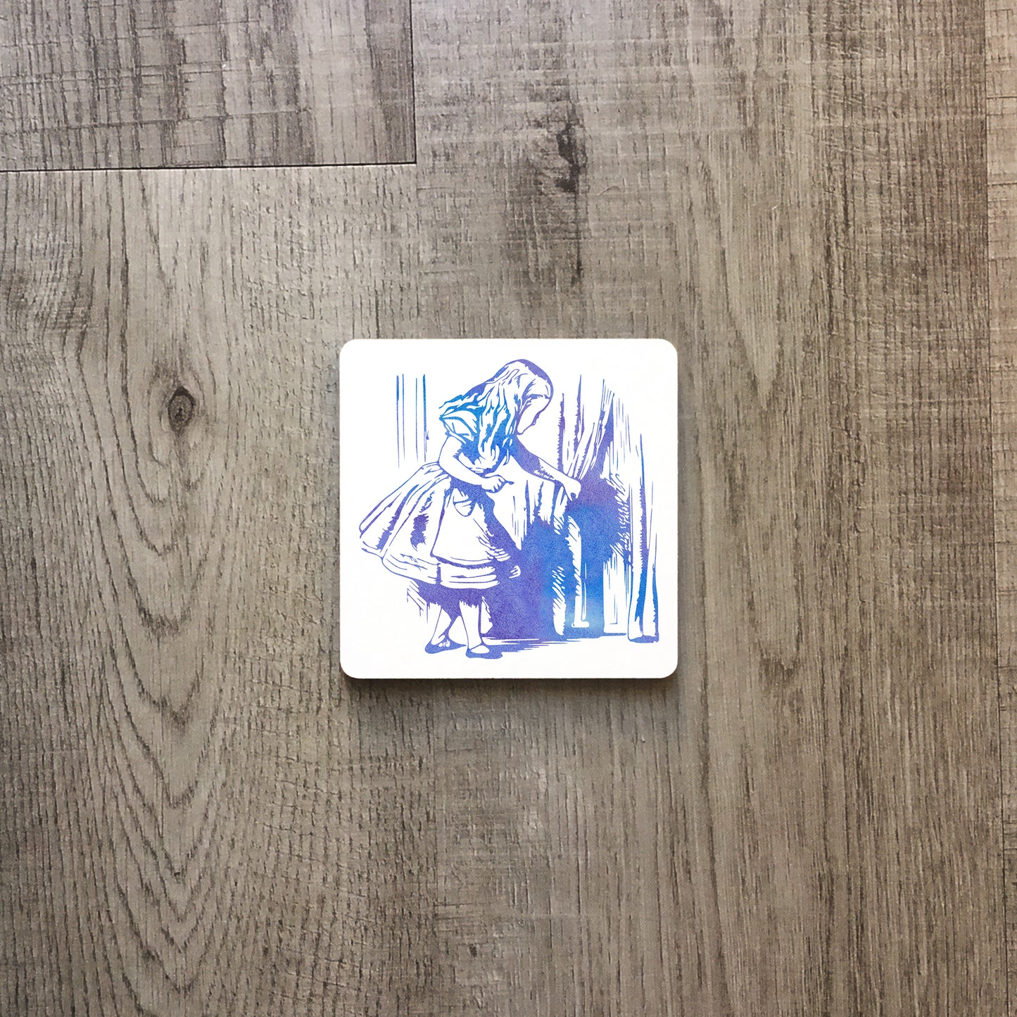 Alice and the door | Enamel mug-Enamel mug-Adnil Creations
