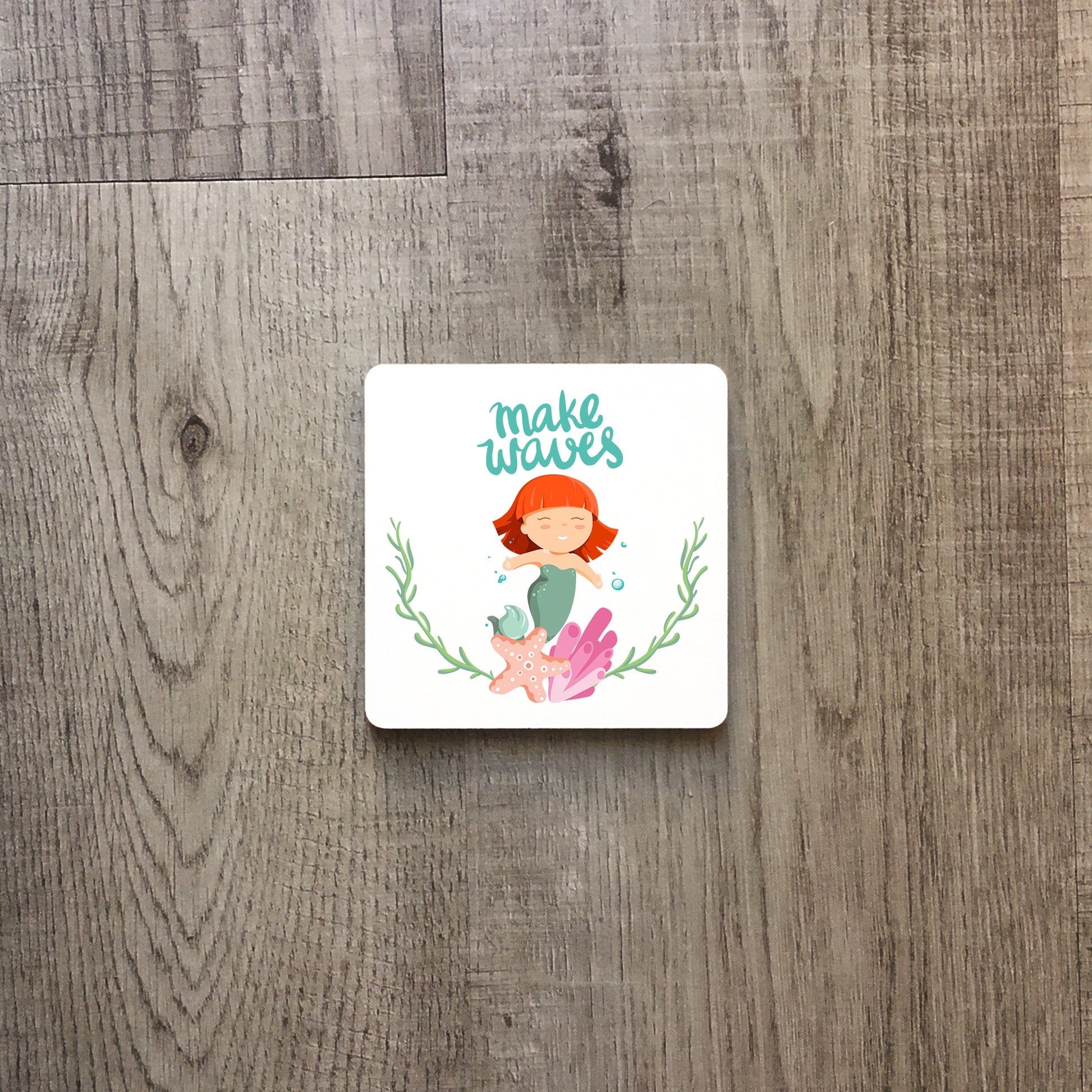Make waves with mermaid | Enamel mug-Enamel mug-Adnil Creations