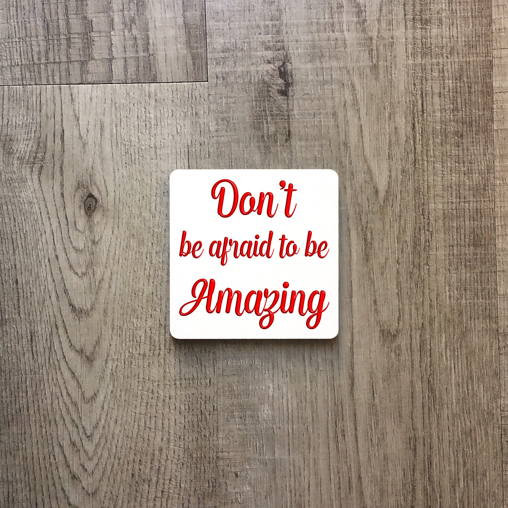 Don't be afraid to be amazing | Enamel mug-Enamel mug-Adnil Creations