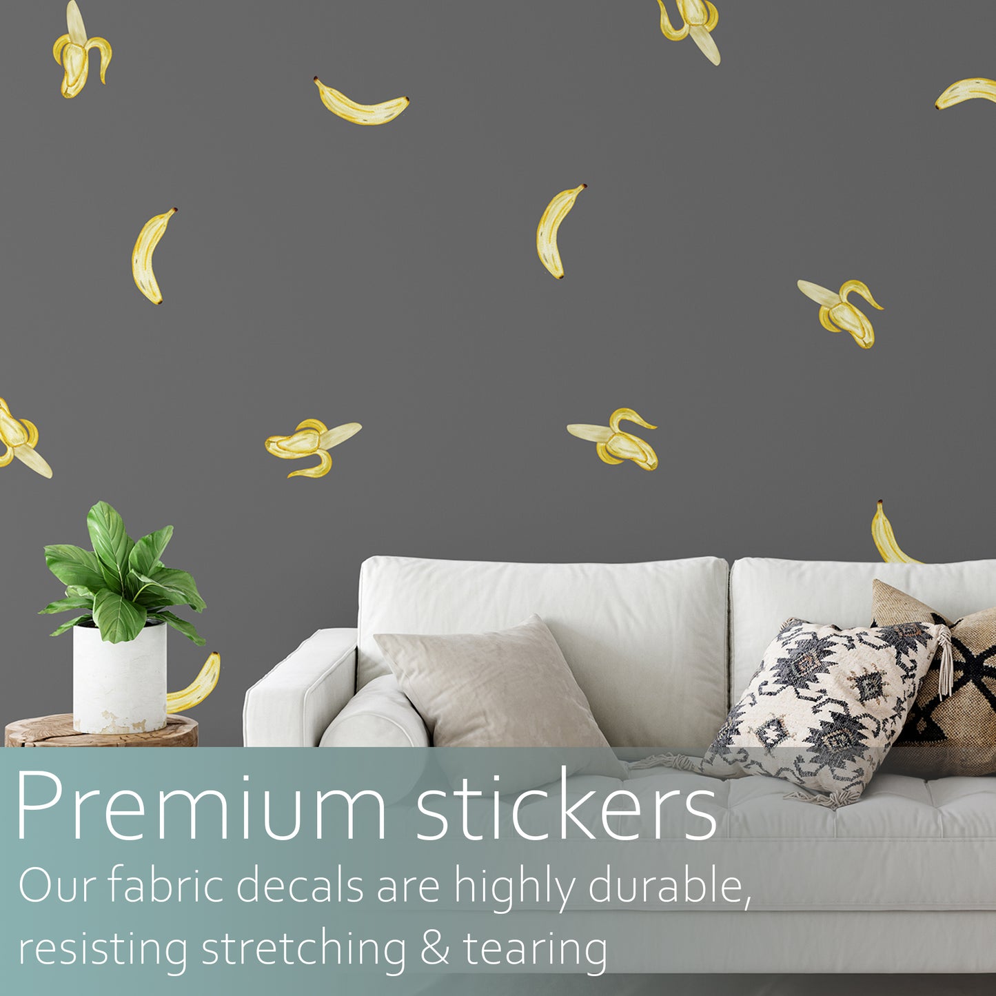 Bananas | Fabric wall stickers