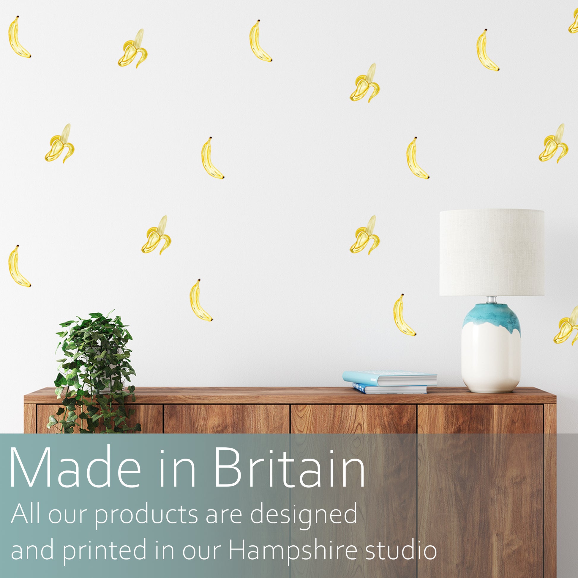 Bananas | Fabric wall stickers-Fabric wall stickers-Adnil Creations