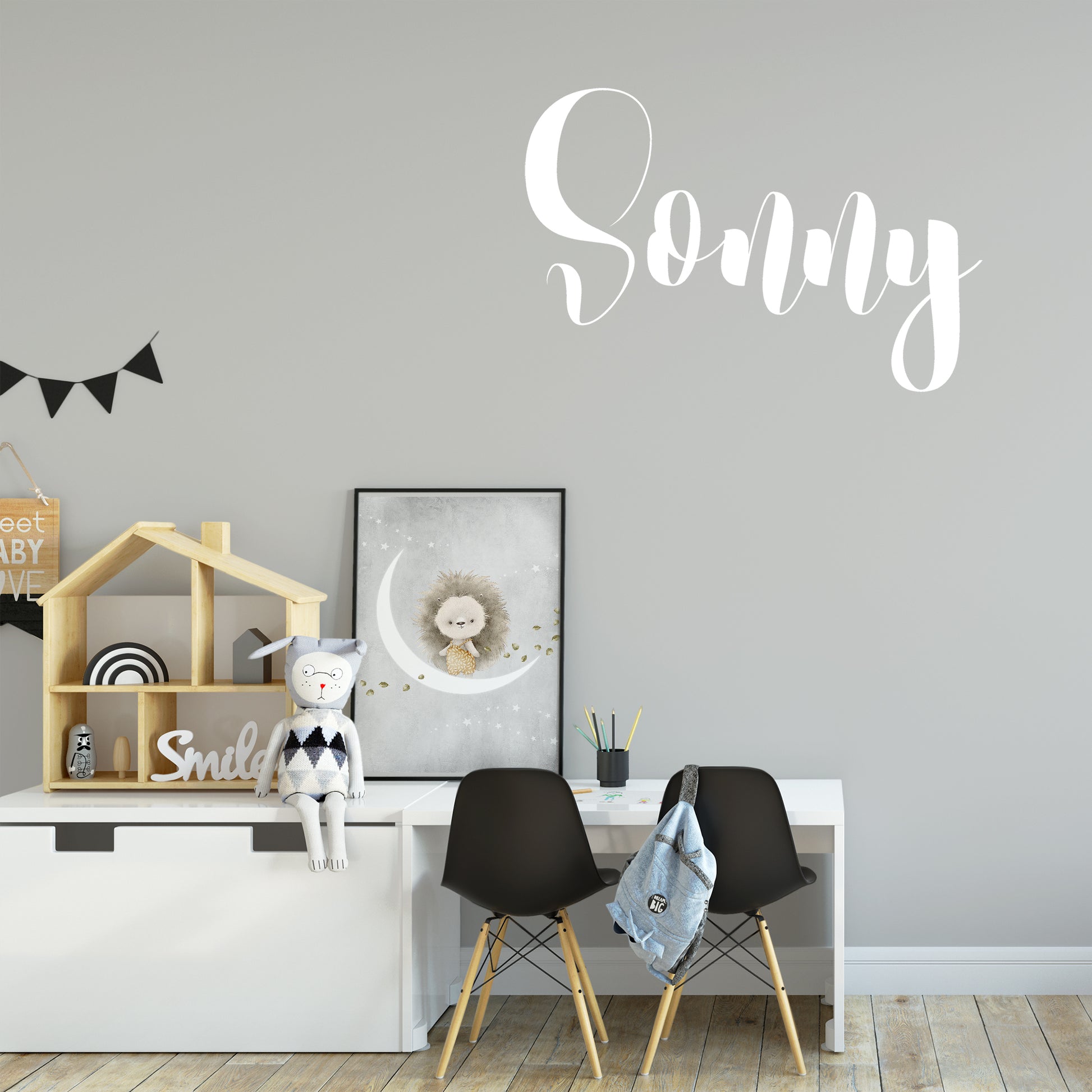 Modern chunky font | Monogram decal-Monogram & name decal-Adnil Creations