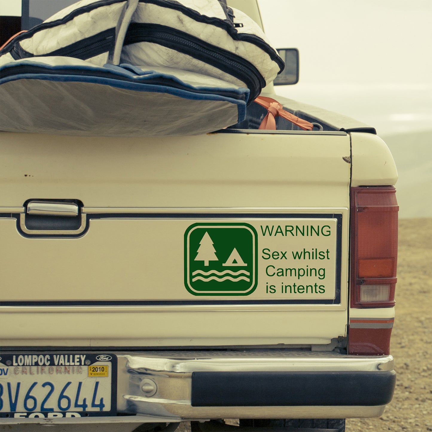 Sex whilst camping is intents | Bumper sticker