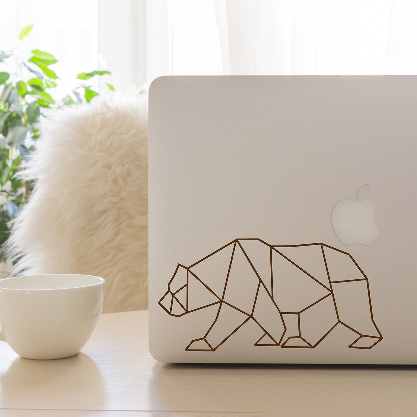 Geometric bear | Laptop decal