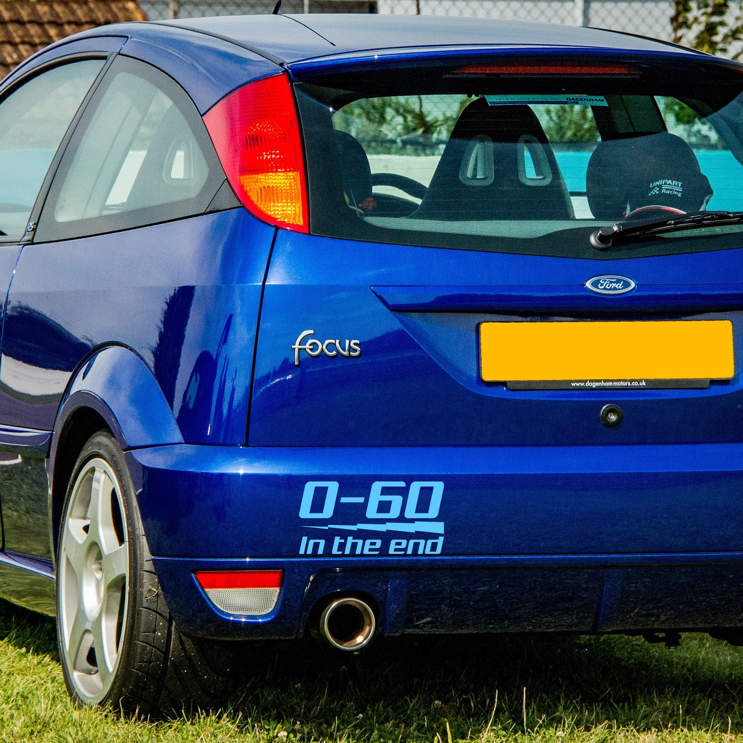0-60 in the end | Bumper sticker