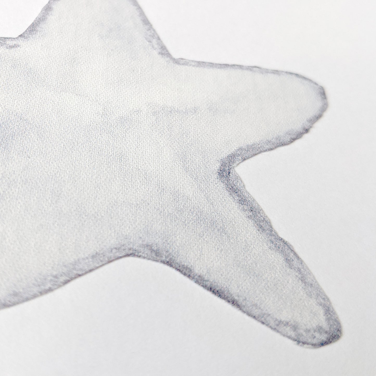 Watercolour moon and stars | Fabric wall stickers-Fabric wall stickers-Adnil Creations