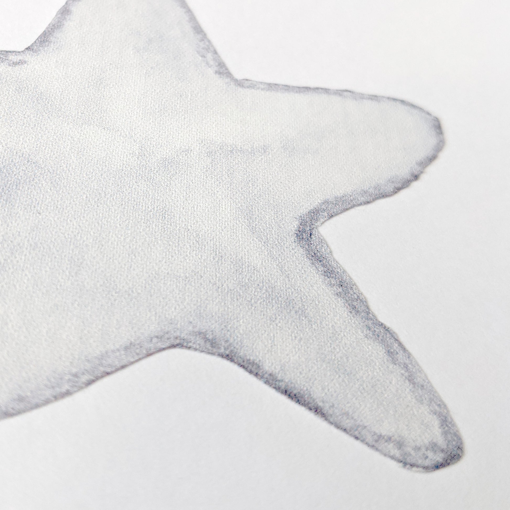 Watercolour moon and stars | Fabric wall stickers-Fabric wall stickers-Adnil Creations