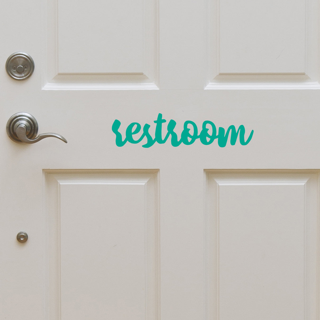 Restroom | Door decal-Door decal-Adnil Creations