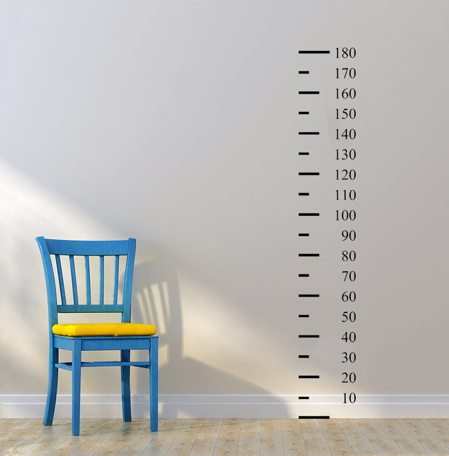6ft Ruler height chart | Wall decal-Height chart-Adnil Creations