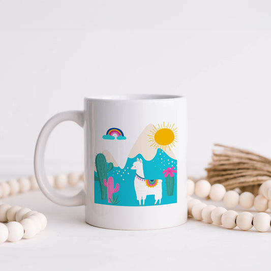 Llama hola | Ceramic mug