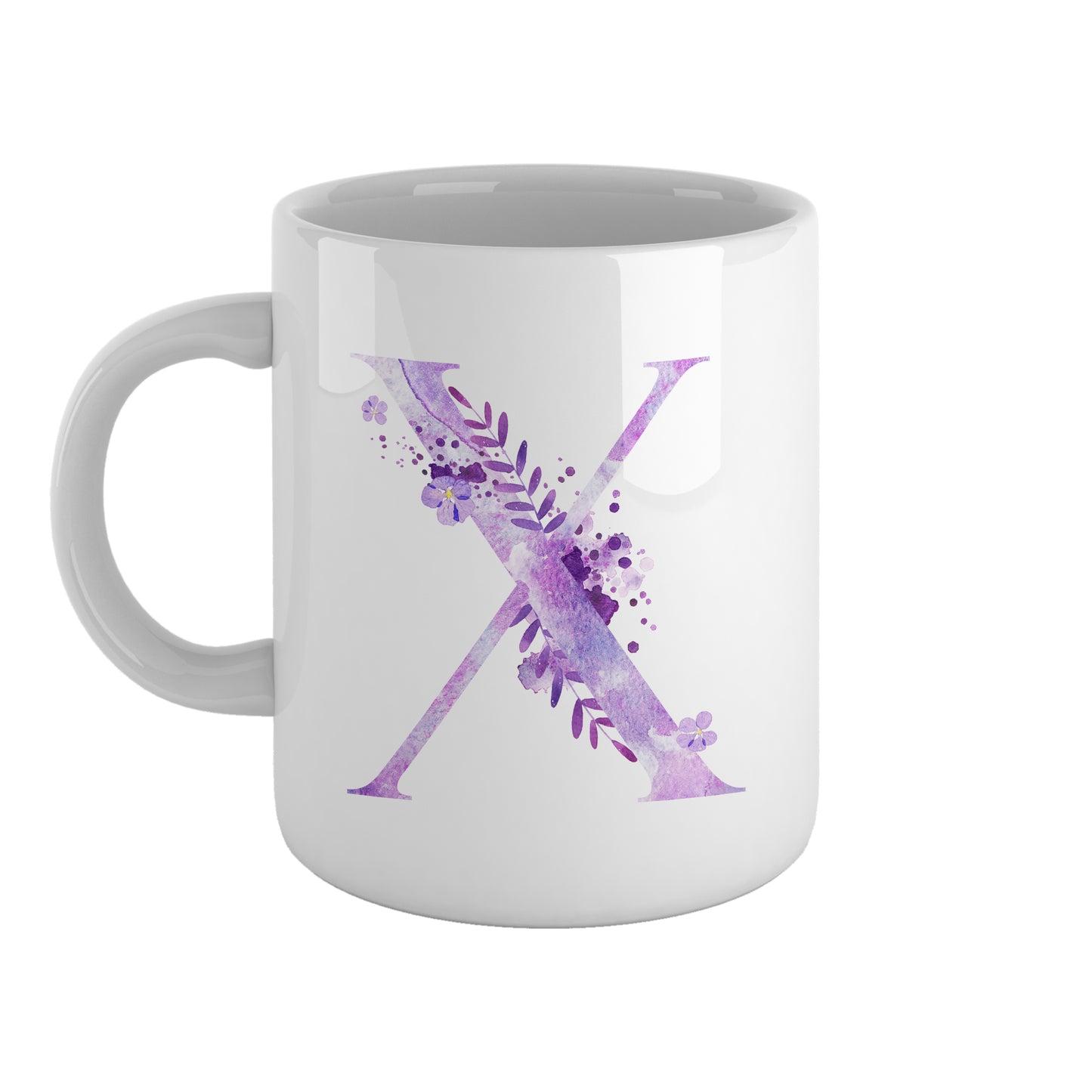 Personalised watercolour monogram | Ceramic mug