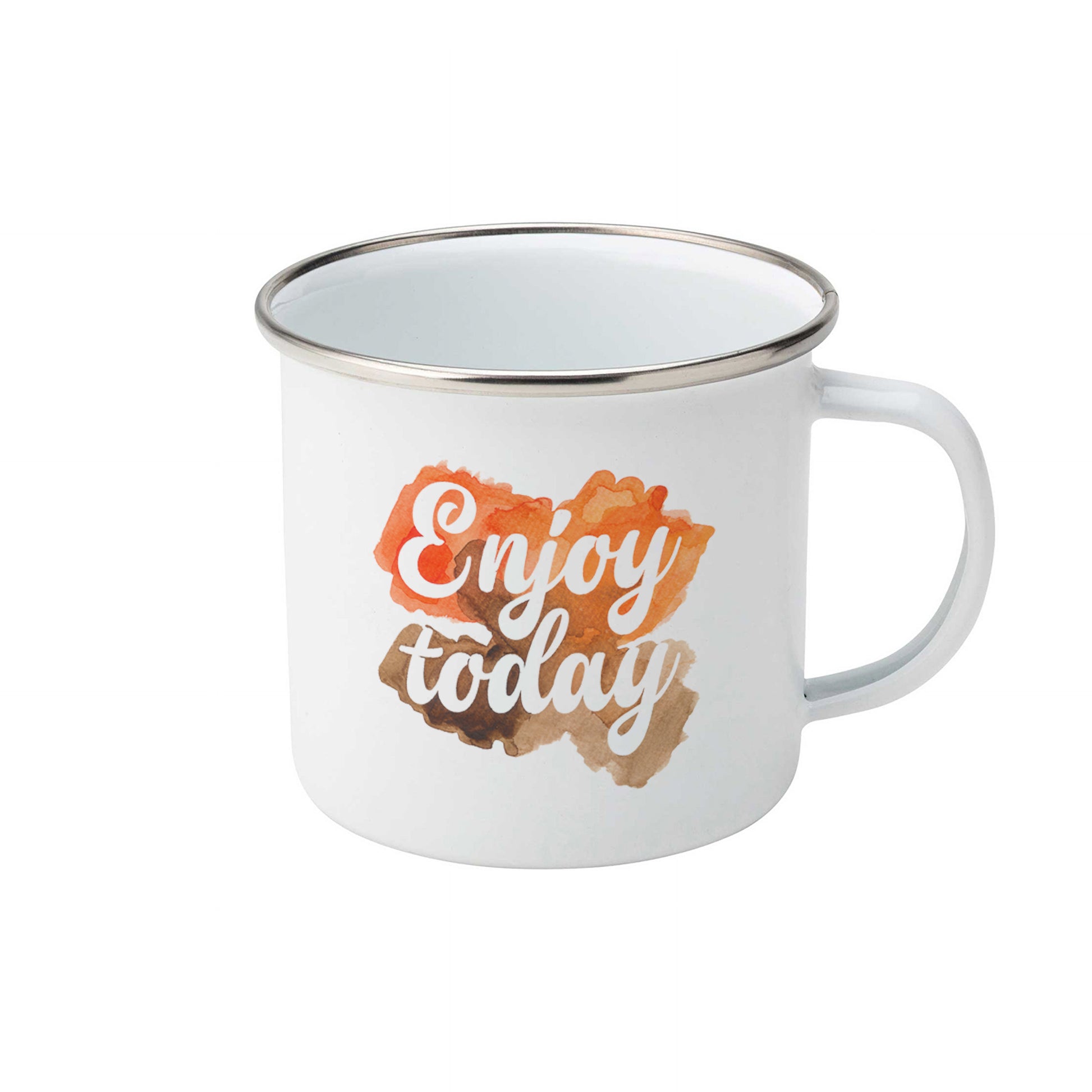 Enjoy today watercolour | Enamel mug-Enamel mug-Adnil Creations