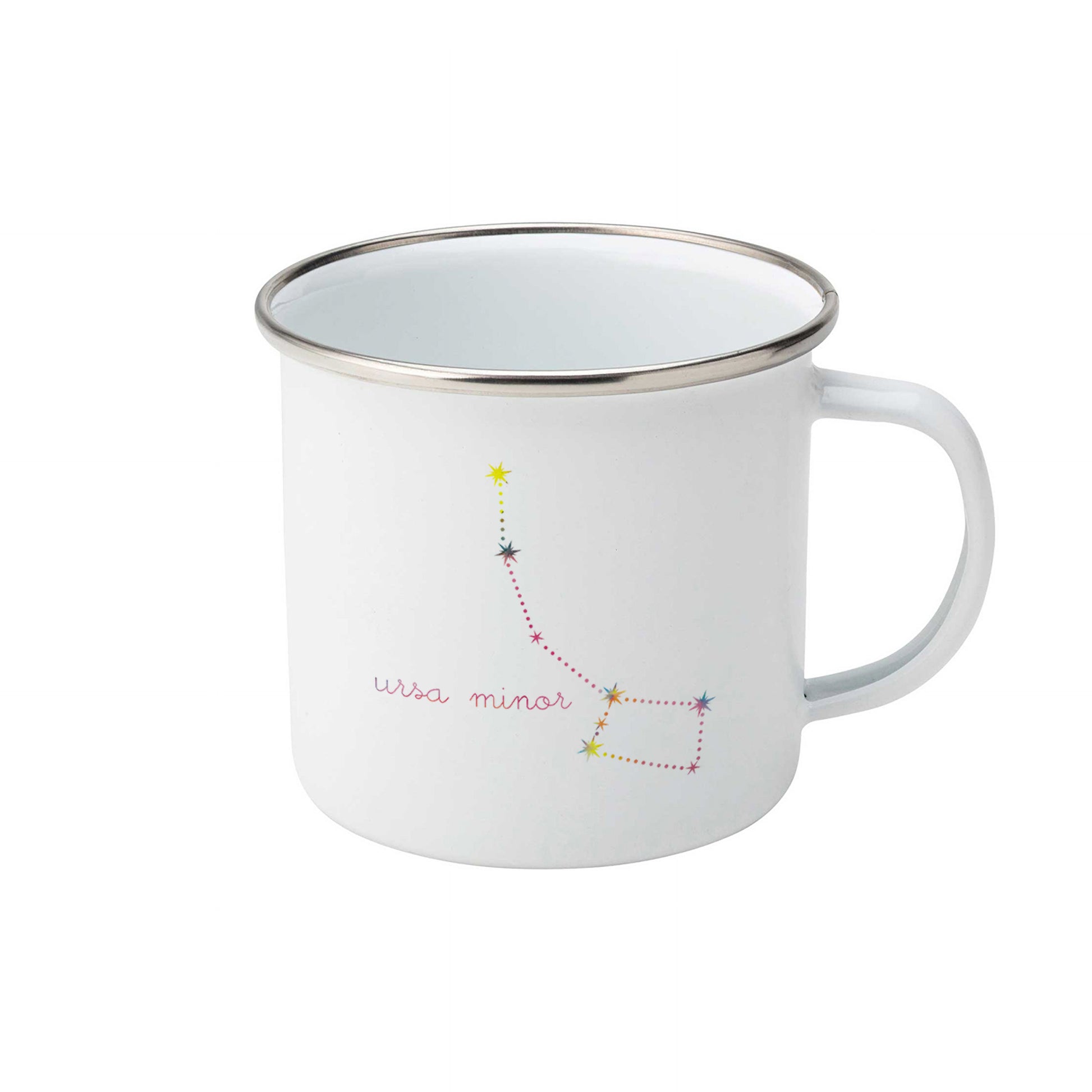 Ursa minor constellation | Enamel mug-Enamel mug-Adnil Creations