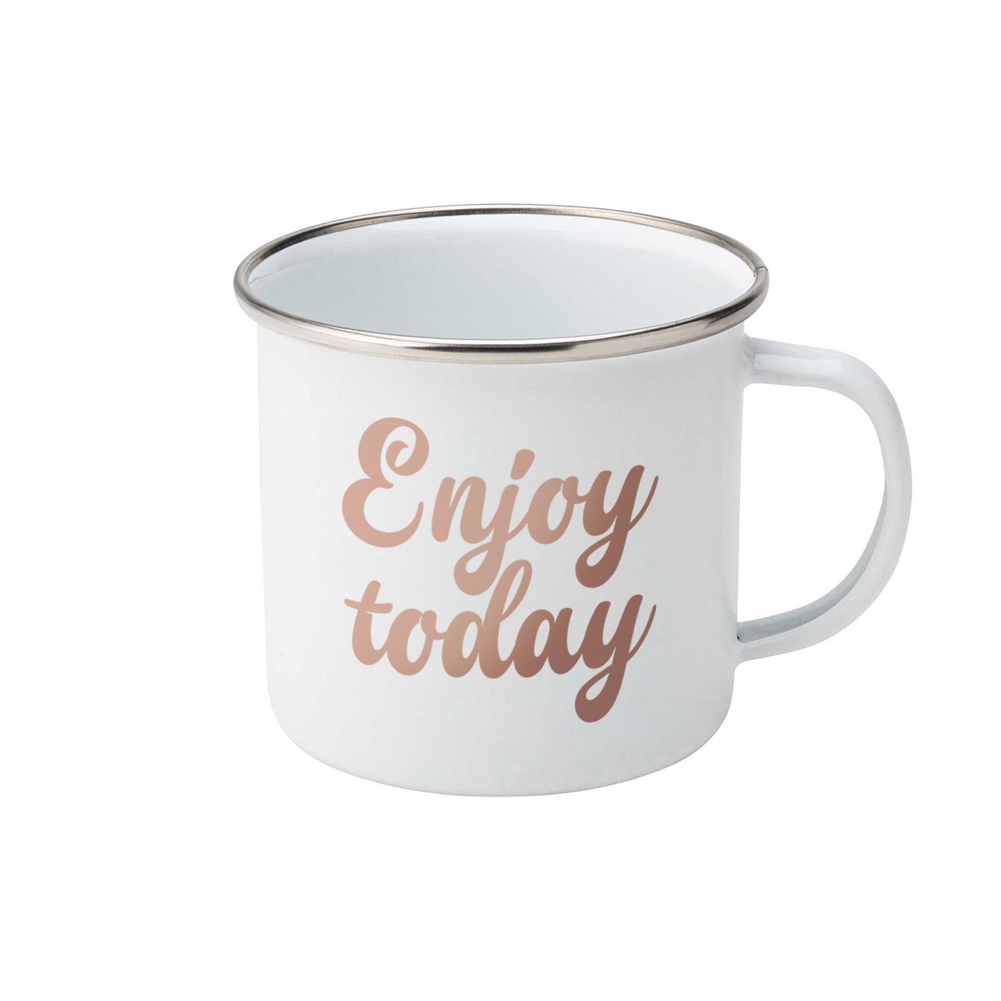 Enjoy today | Enamel mug-Enamel mug-Adnil Creations